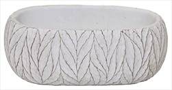 Obal Lance oval 24x14x9,5cm white - velkoobchod, dovoz květin, řezané květiny Brno