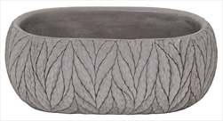 Obal Lance oval 24x14x9,5cm grey - velkoobchod, dovoz květin, řezané květiny Brno