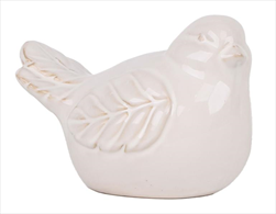 Deco Bird white L13W9H10 - velkoobchod, dovoz květin, řezané květiny Brno