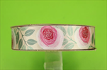 St stuha Romantic roses 25mm/15m broskvová - velkoobchod, dovoz květin, řezané květiny Brno