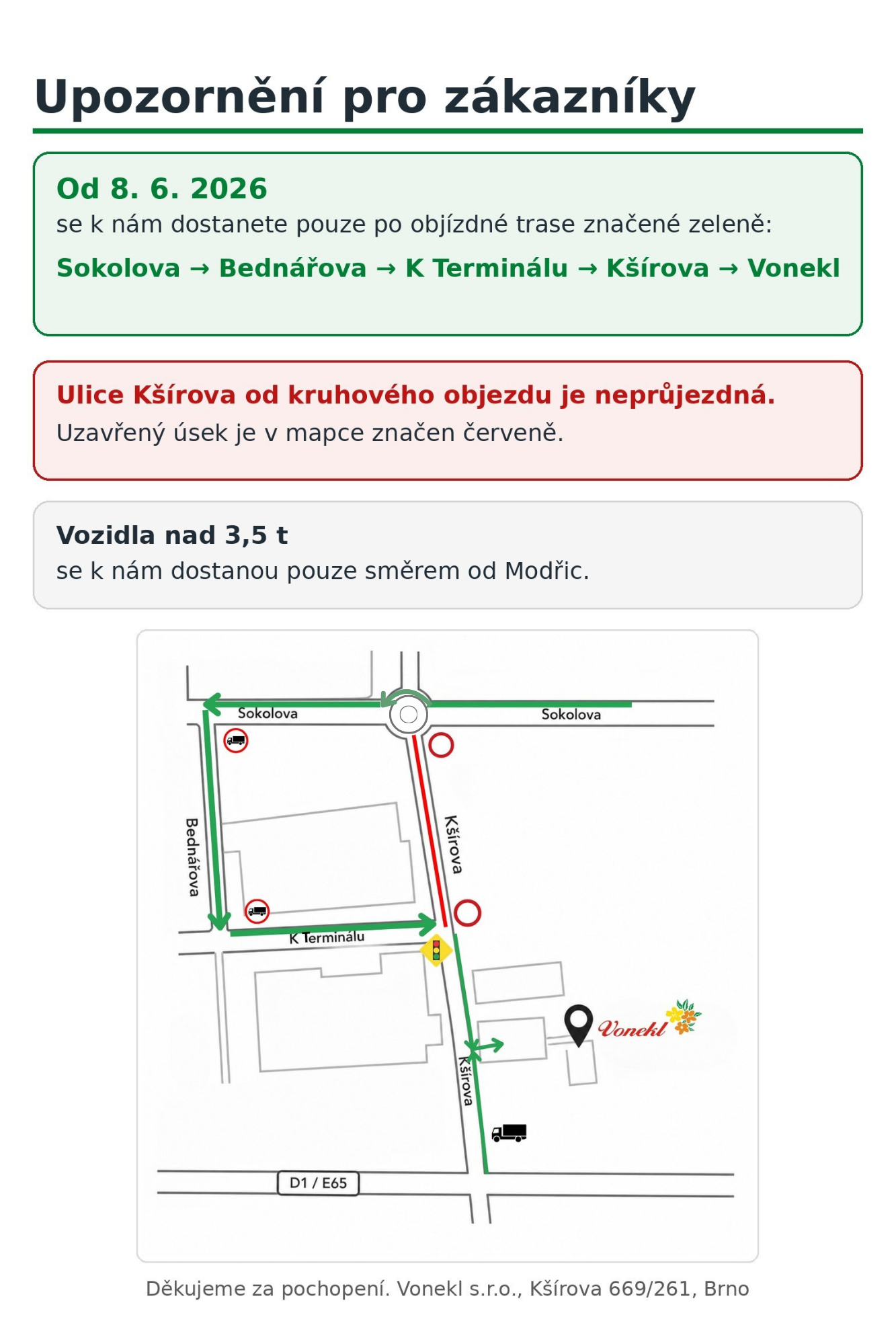 uzavírka ulice Kšírova